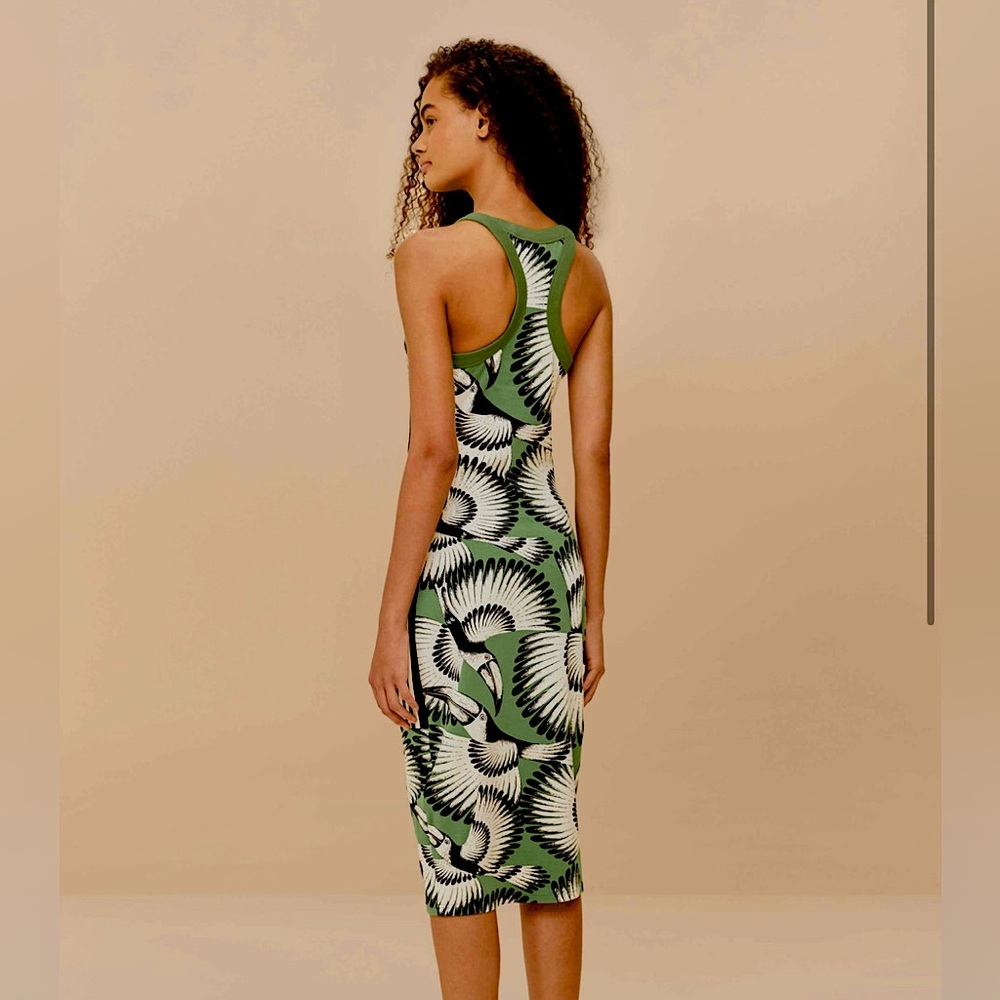 Adidas Farm Rio tucan racer back dress